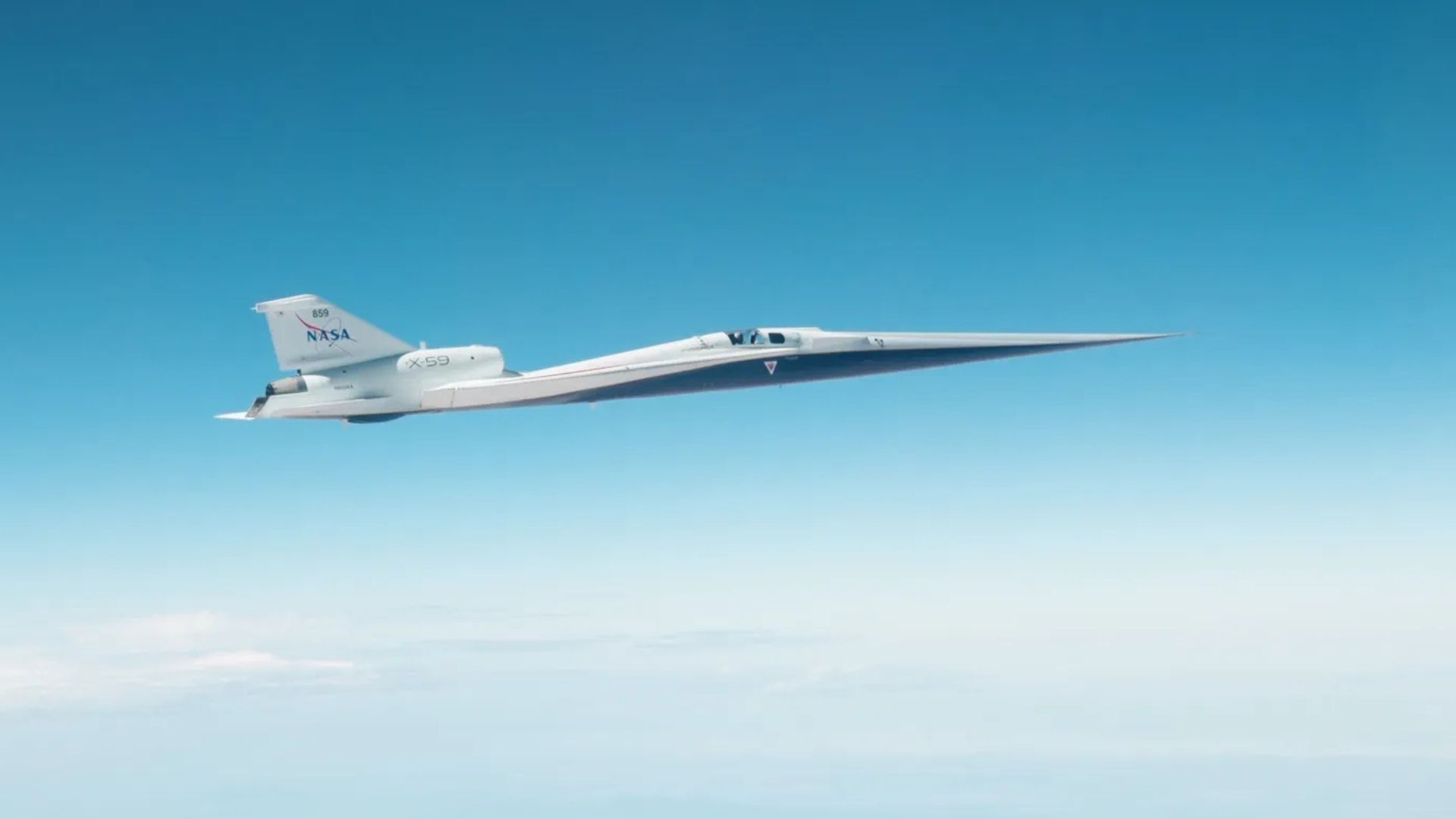 NASA приблизило возвращение сверхзвуковых перелетов над сушей: X-59 разогнался до 924 миль в час