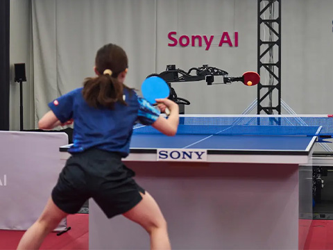 Робот Sony обыгрывает людей в пинг-понг: ИИ вышел из виртуального мира на реальную арену