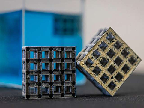 Плавающий титан: 3D-печатная решётка выдерживает повреждения и морскую воду