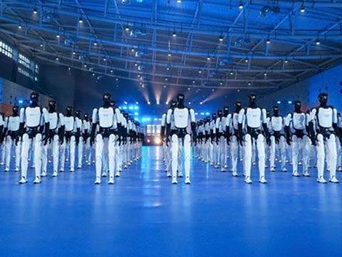 110 гуманоидов AgiBot установили рекорд Гиннесса по синхронному танцу