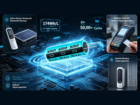 Гибридные суперконденсаторы нового поколения могут заменить батареи в IoT-устройствах