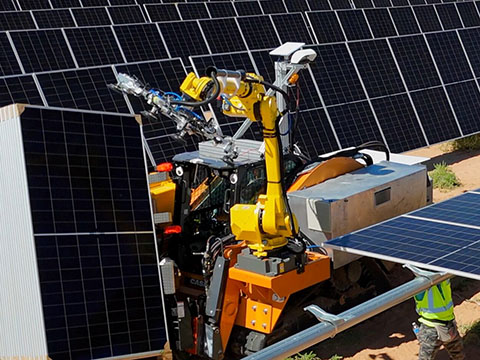 ИИ автоматизирует строительство солнечных электростанций: Gritt Robotics планирует установить 6 млн панелей за два года