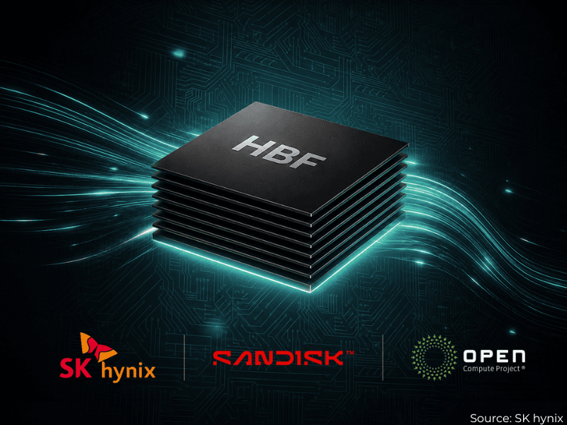 SK hynix и SanDisk представили первый стандарт HBF для ИИ-памяти
