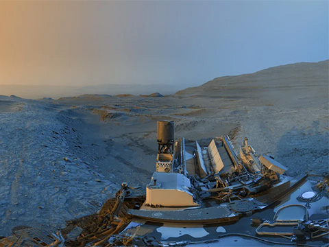 NASA опубликовало впечатляющий снимок с ровера Curiosity