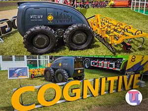 Компания Cognitive Pilot представила промышленный образец полностью автономного, бескабинного мини-трактора